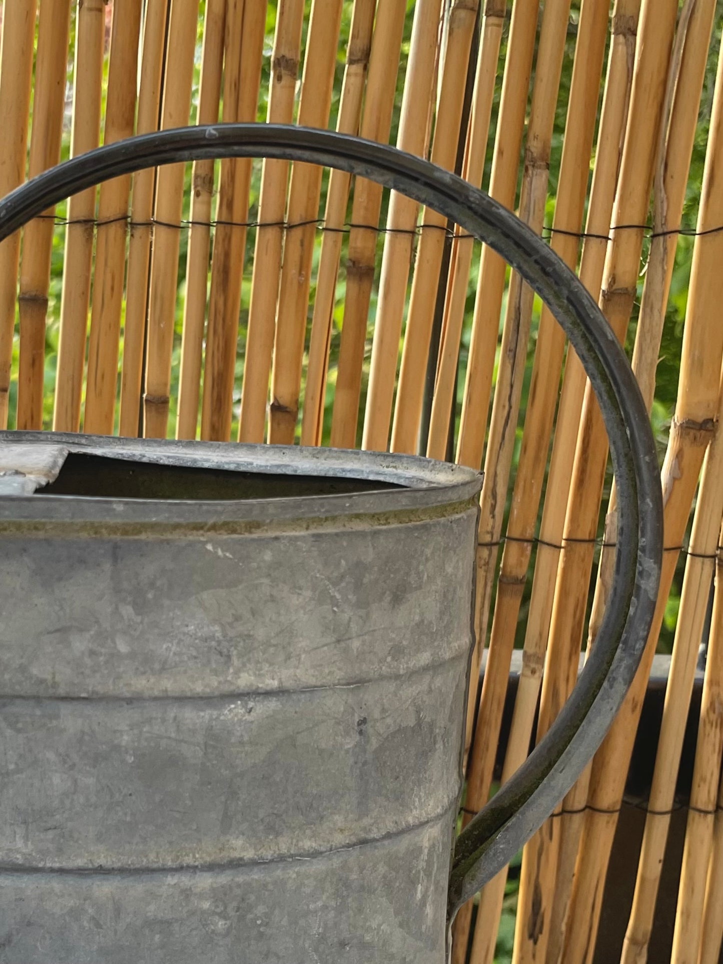 Vintage zinken gieter 2,5 liter