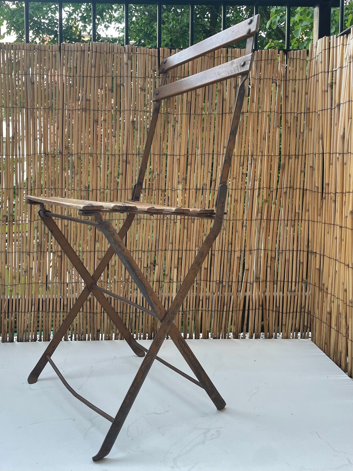 Franse bistrostoelen (set van 2) met dubbel klapmechanisme