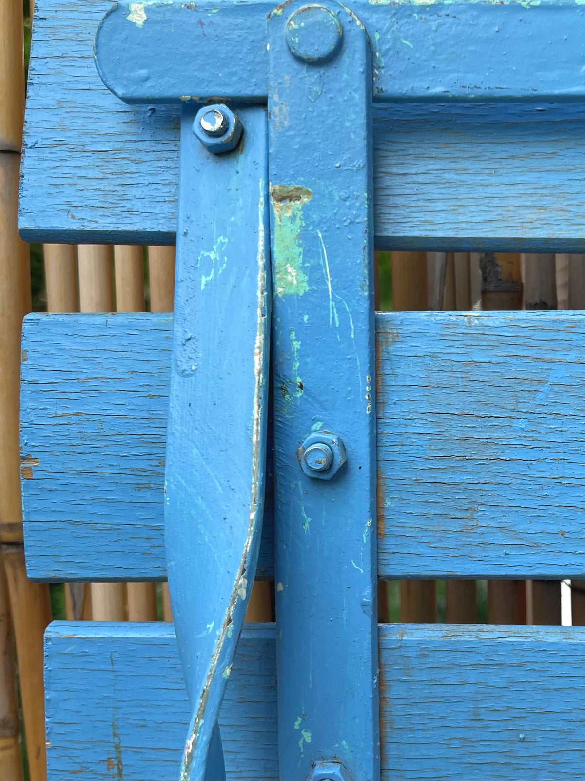 Franse bistrostoelen (set van 2) -  blauw
