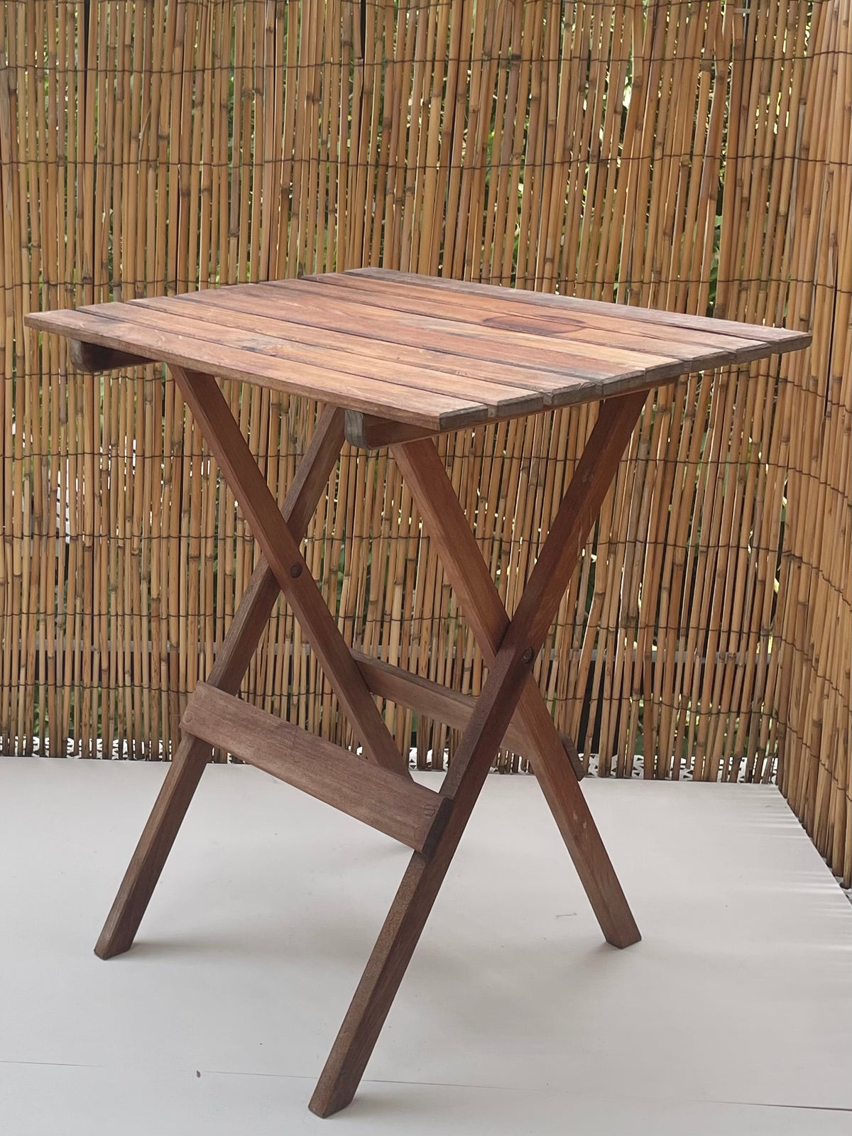Opklapbare houten tafel uit Frankrijk