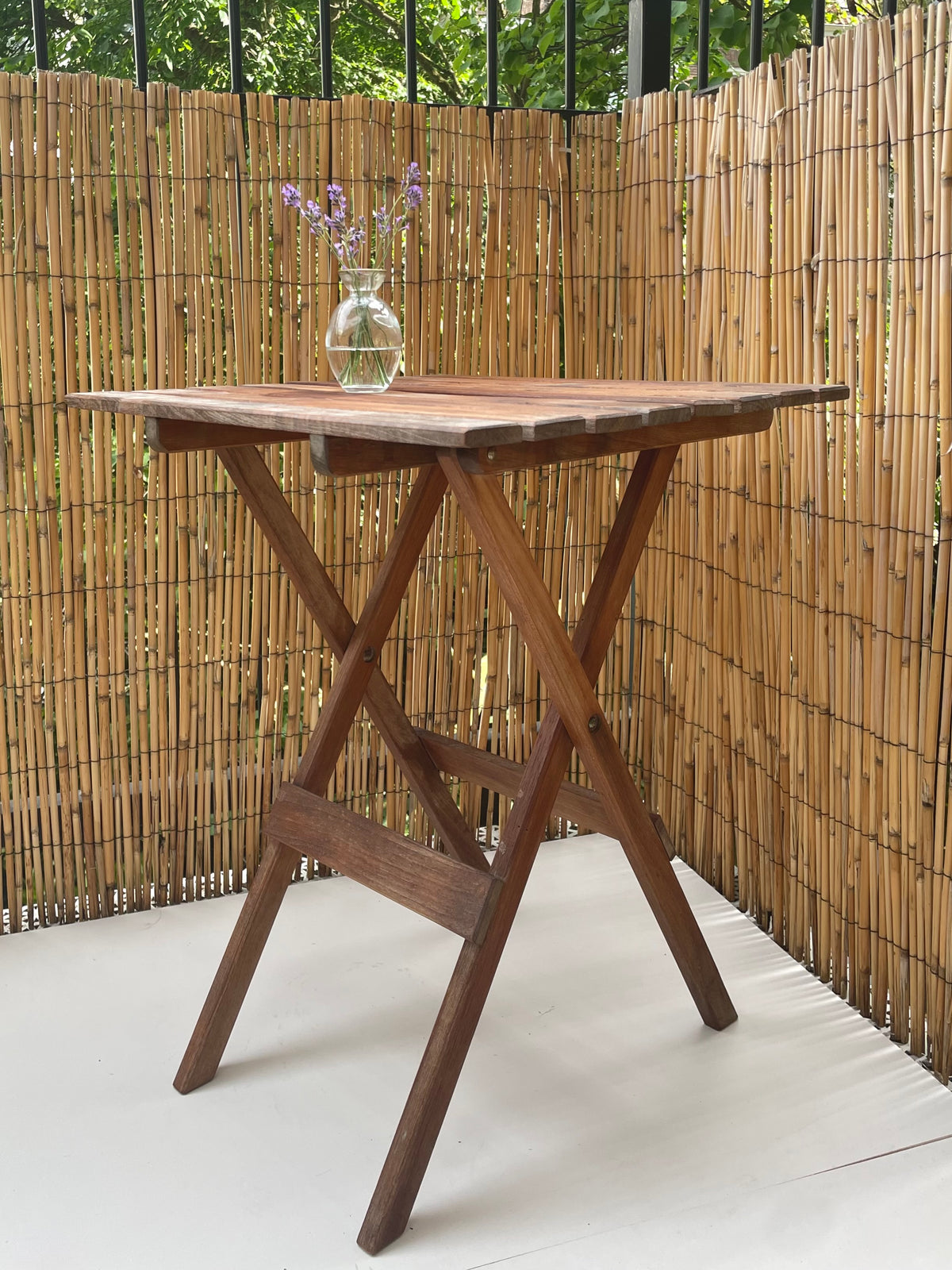 Opklapbare houten tafel uit Frankrijk