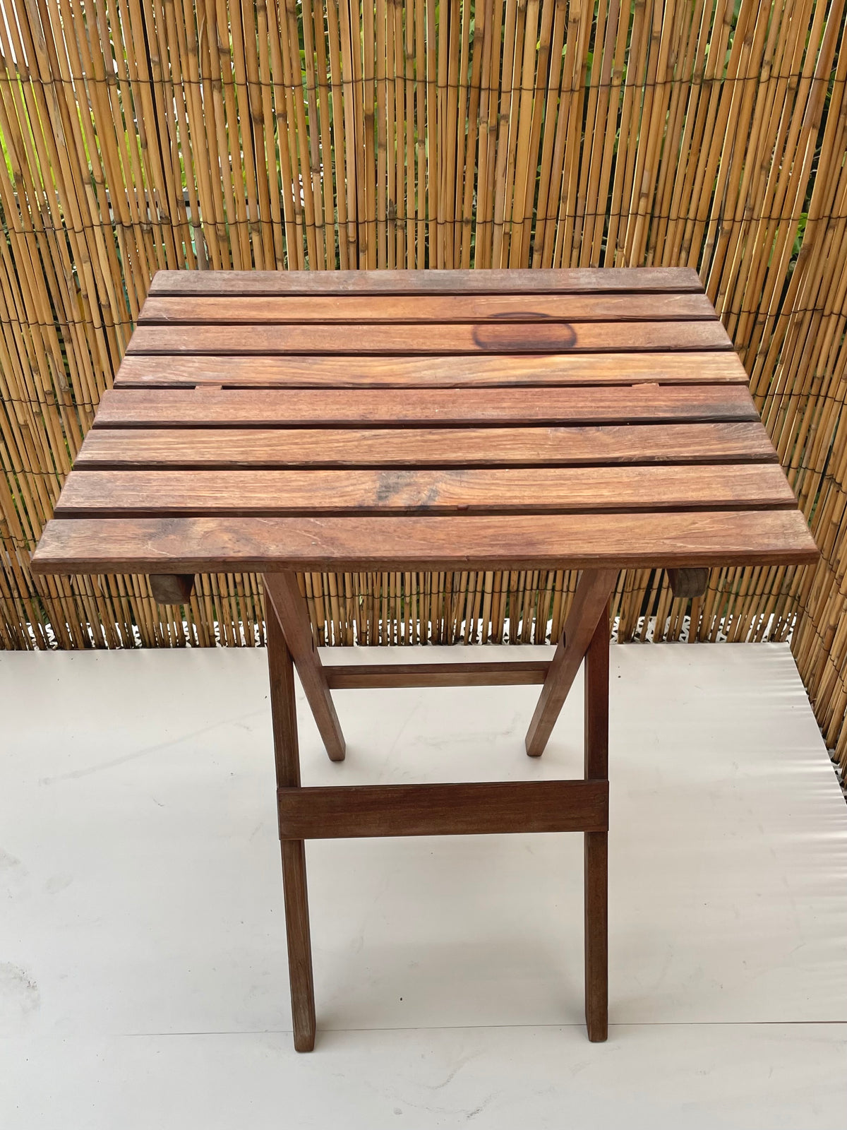 Opklapbare houten tafel uit Frankrijk
